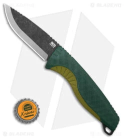 SOG Aegis FX Fixed Blade Knife Forest/Moss Green (3.6" Black Stonewash) -Sog SOG Aegis FX FBK Forest Moss Green 3in Black SW BHQ 176867 td size