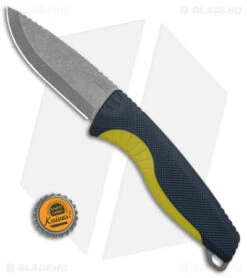 SOG Aegis FX Fixed Blade Knife Indigo/Acid Yellow (3.7" SW) 17-41-01-57 -Sog SOG Aegis FX FBK Indigo Acid Yellow 3in SW BHQ 140859 td size