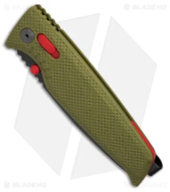 Sog -Sog SOG Altair XR Lock Folding Knife Field Green GRN 3in Gray BHQ 140858 td spine