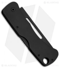 SOG Centi II Lock Back Keychain Knife Black Stainless Steel (2.1" Black) -Sog SOG Centi II Black CE1012 CP jr side