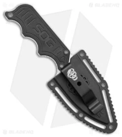 SOG Instinct Fixed Blade Knife Black G-10 (2.3" Satin) NB1012 -Sog SOG Instinct Fixed Blade Black G 10 Satin BHQ 28203 jr sheath