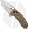SOG KIKU XR XR-Lock Knife Natural Linen Micarta (3" Satin) -Sog SOG Kiku XR Natural Linen Micarta Satin BHQ 99486 jr