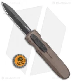SOG Knives Pentagon OTF Automatic Knife FDE Dagger (3.8" Black) -Sog SOG Knives Pentagon OTF Auto FDE Dagger Black BHQ 120700 jr bottlecap
