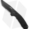 SOG Knives SOG-TAC AU Tanto Automatic Knife Black Aluminum (3.4" Black Serr) -Sog SOG Knives SOG TAC AU Auto Tanto Black Black Serr BHQ 119261 jr