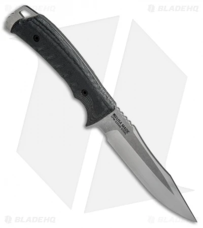 SOG Pillar Fixed Blade Knife Black Canvas Micarta (5" Satin) 4 SOG Pillar Fixed Blade Knife Black Canvas Micarta (5" Satin) - Image 2