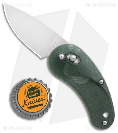SOG Sculptura Drop Point Arc-Lock Knife Green Zytel (2" Satin) 6 SOG Sculptura Drop Point Arc-Lock Knife Green Zytel (2" Satin) - Image 4