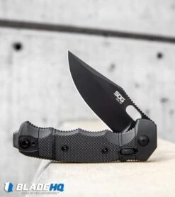 SOG Seal XR Flipper XR-Lock Knife Black FRN (3.9" Black S35VN) 11 SOG Seal XR Flipper XR-Lock Knife Black FRN (3.9" Black S35VN) -Sog SOG Seal XR Flipper Knife Black FRN Black S35VN BHQ 94737 kp cement web