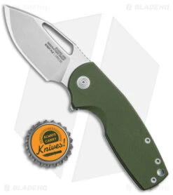 SOG Stout FLK Frame Lock Knife OD Green G-10 (2.75" SW) -Sog SOG Stout FLK FL OD Green G 10 SW BHQ 139960 jr bottlecap