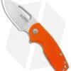 SOG Stout FLK Frame Lock Knife Orange G-10 (2.75" Stonewash) -Sog SOG Stout FLK Orange G 10 SW BHQ 137222 jr