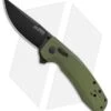 SOG-TAC XR Lock Knife OD Green G-10 (3.4" Black) -Sog SOG TAC XR OD Green G 10 Black BHQ 107727 LS
