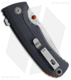 SOG Tellus Frame Lock Knife Wolf Gray FRN (3.65" Stonewash Cryo 440) -Sog SOG Tellus Flk Wolf Gray Sw BHQ 177881 jr side