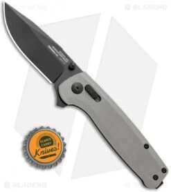 SOG Terminus XR Lock Knife Gray G-10 (3" Black) TM1038-BX -Sog SOG Terminus XR Lock Gray G 10 Black TM1038 CP BHQ 121125 jr bottlecap 1