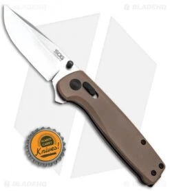 SOG Terminus XR Lock Knife Tan G-10 (3" Stonewash) TM1024-CP -Sog SOG Terminus XR Lock Knife Tan G 10 3 in BHQ 137485 td size