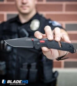 SOG Trident AT-XR Lock Knife Black/Red Tanto (3.7" Black) -Sog SOG Trident AT XR Lock Knife Black Red Tanto Black BHQ 105696 kp LEO web