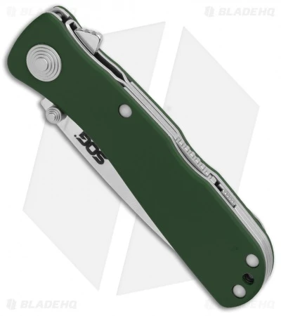 SOG Twitch II Spring Assisted Knife Moss (2.68" Satin) TWI210-BX 4 SOG Twitch II Spring Assisted Knife Moss (2.68" Satin) TWI210-BX - Image 2