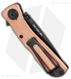 SOG Twitch II Spring Assisted Knife Copper (2.68" Black) TWI302-PB -Sog SOG Twitch II Spring Assisted Knife Copper 2.68 Black TWI302 PB BHQ 116325 LS Side