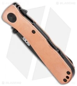 SOG Twitch II Spring Assisted Knife Copper (2.68" Black) TWI302-PB -Sog SOG Twitch II Spring Assisted Knife Copper 2.68 Black TWI302 PB BHQ 116325 LS Spine
