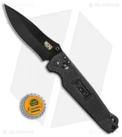 SOG Vision Arc Drop Point Arc-Lock Knife (4" Black) VS03 -Sog SOG Vision Arc drop point Arc Lock black VS03 BHQ 52242 er size