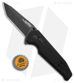 SOG Vision XR LTE Flipper Knife Black G-10 (3.4" Black) -Sog SOG Vision XR LTE Knife Black G10 3in Graphite BHQ 140126 td size jr