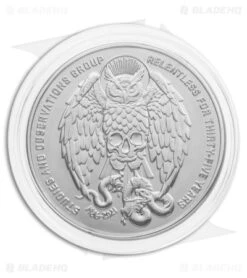 SOG Vision XR LTE Flipper Knife Black Ti (3.4" Black) 35th Anniversary Edition 14 SOG Vision XR LTE Flipper Knife Black Ti (3.4" Black) 35th Anniversary Edition -Sog SOG Vision XR Lock Knife Black G10 3in Black 35th Anniversary Edition BHQ 136432 td coin side