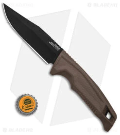 SOG Recondo FX Fixed Blade Knife Flat Dark Earth GRN (4.6" Black) -Sog Sog RecondoFX FBK Flat Dark Earth GRN 4in Black BHQ 140879 td size