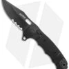 SOG Seal XR Flipper XR-Lock Knife Black Nylon (3.9" Black Serrated) -Sog Sog Seal XR Flipper Black FRN Black Serr BHQ 136182 jr