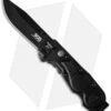 SOG Bladelight Folder Mini Black Knife + LED Flashlight (3" Black) BLT61-CP -Sog sog bladelight folder mini black blt61 cp cm