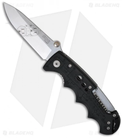 SOG Kilowatt Electrician's Knife (3.4" Satin) EL-01 3 SOG Kilowatt Electrician's Knife (3.4" Satin) EL-01