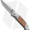 SOG Fielder Mini Liner Lock Knife Wood (2.75" Satin) FF-33 -Sog sog fielder mini folder ff33