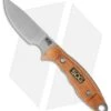SOG Huntspoint Skinning Knife Fixed S30V Blade / Wood (3.6" Satin Plain) HT013L -Sog sog fixed blade huntspoint skinning ht013l cp