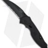 SOG Flash II Rescue Assisted Opening Knife (3.5" Black Serr) TFSA-6 -Sog sog flash rescue black tini tfsa 6