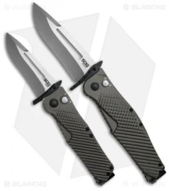 SOG Quake XL Spring Assisted Knife FDE Aluminum (4.5" Two-Tone) IM1101-BX -Sog sog quake xl im1101 bx im1001 bx dl