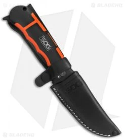 SOG Rotohook Clip Point Fixed Blade Knife (4.50" Satin Plain) HT101L 7 SOG Rotohook Clip Point Fixed Blade Knife (4.50" Satin Plain) HT101L -Sog sog rotohook fixed ht101l sheath