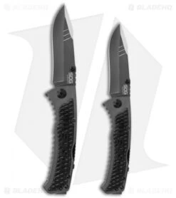 SOG Sideswipe Spring Assisted Knife (3.375" Gray) SW1011-CP -Sog sog sideswipe sw1011 cp size cm