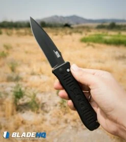 SOG Spec Elite II Automatic Knife (4" Black) SE-62 -Sog sog spec elite ii se 62 BHQ 8486 dl