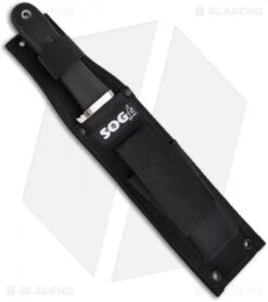 SOG Tsunami Fixed Blade Knife W/ Nylon Sheath (6.5" Satin Plain) TS-01 -Sog sog tsunami ts 01 sheath