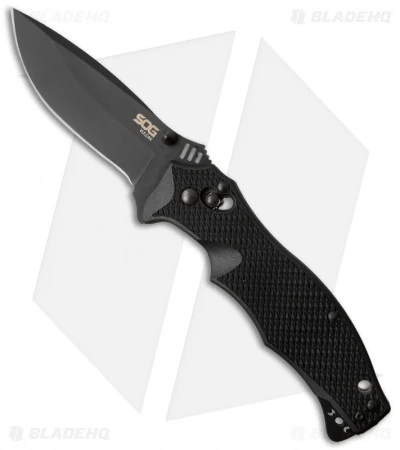 SOG Vulcan Arc-Lock Knife (3.5" Black) VL-11 3 SOG Vulcan Arc-Lock Knife (3.5" Black) VL-11