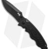 SOG Zoom Drop Point Spring Assisted Knife (3.625" Black) ZM1012 -Sog sog zoom blk zm1012 cp
