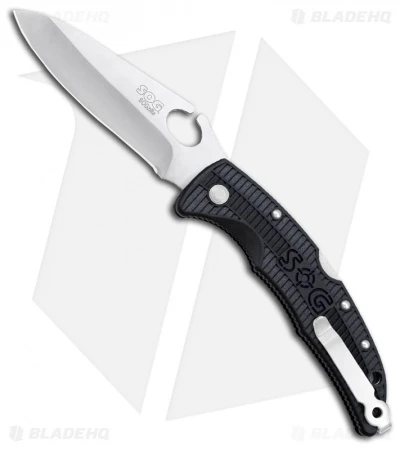 SOG SOGzilla Small Lockback Knife (3.25" Satin) SP-01 3 SOG SOGzilla Small Lockback Knife (3.25" Satin) SP-01